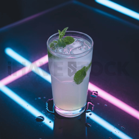 Glass Of Lemonade With Ice And FOD D&S 4227