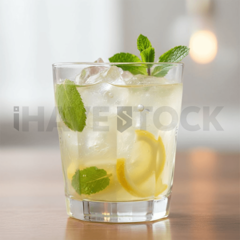 Glass Of Lemonade With Ice And FOD D&S 4312