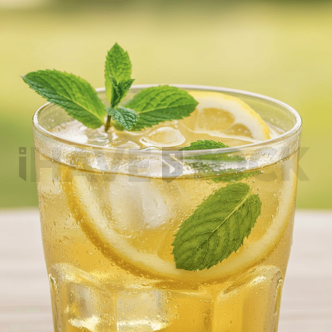 Glass Of Lemonade With Ice And FOD D&S 4552