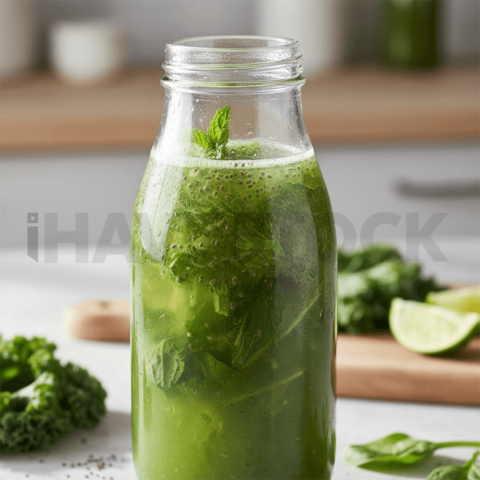 Green Juice In Transparent Bot FOD D&S 4188