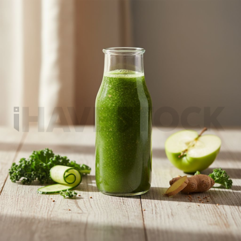 Green Juice In Transparent Bot FOD D&S 4190
