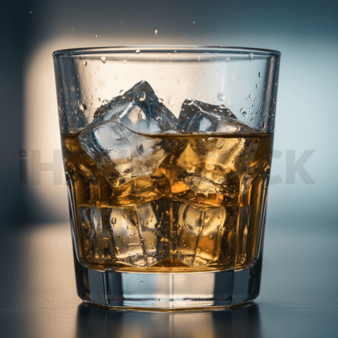 Ice Cubes In Drink Macro Shot FOD D&S 4713