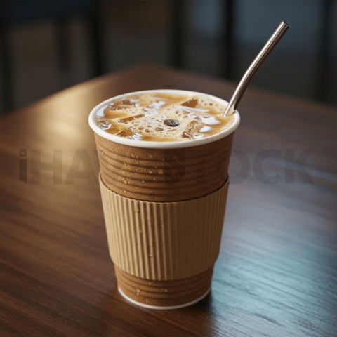 Iced Coffee In Paper Cup FOD D&S 4660