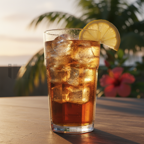 Iced Tea With Lemon Slice FOD D&S 4794