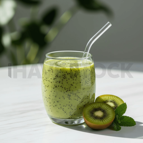 Kiwi Smoothie With Seeds Visib FOD D&S 4443