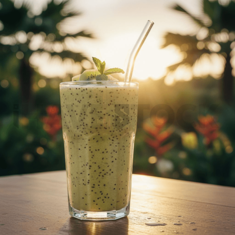 Kiwi Smoothie With Seeds Visib FOD D&S 4685