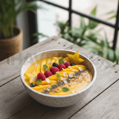 Mango Smoothie Bowl With Fruit FOD D&S 4230