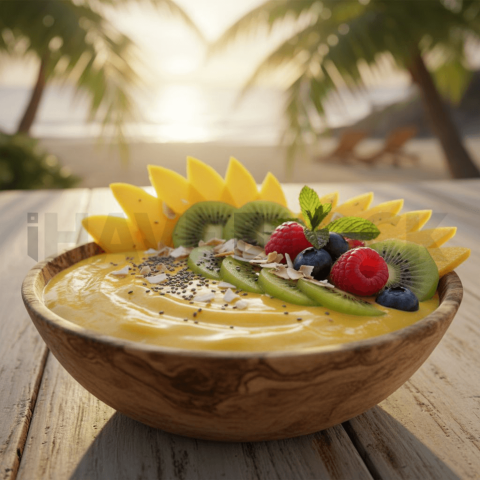 Mango Smoothie Bowl With Fruit FOD D&S 4556
