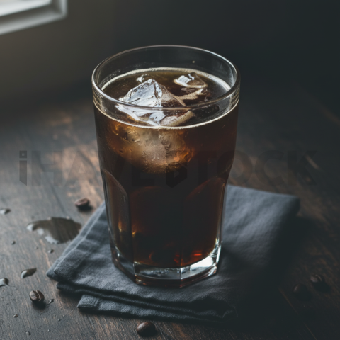 Moody Glass Of Iced Drink FOD D&S 4630