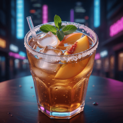 Peach Iced Tea Macro Shot FOD D&S 4654