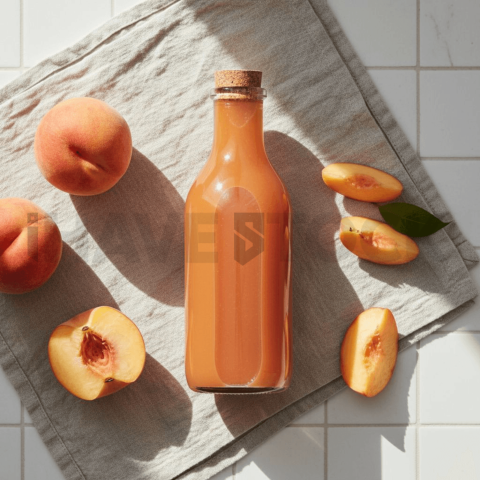 Peach Juice Bottle Minimal Set FOD D&S 4772