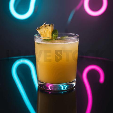 Pineapple Juice In Clear Glass FOD D&S 4762