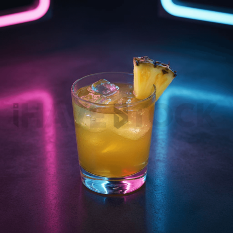 Pineapple Juice In Clear Glass FOD D&S 4812