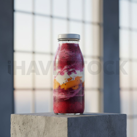 Smoothie Bottle Branding Mocku FOD D&S 4502
