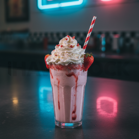 Strawberry Milkshake With Crea FOD D&S 4742
