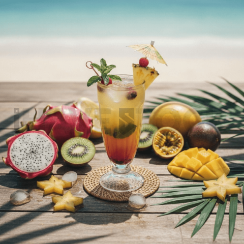 Tropical Cocktail Without Alco FOD D&S 4218