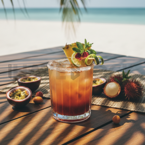 Tropical Cocktail Without Alco FOD D&S 4293