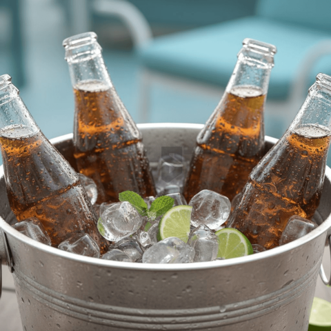 Refreshing Soda In Ice Bucket FOD D&S 3426