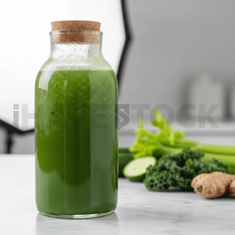 Green Juice In Transparent Bot FOD D&S 3410