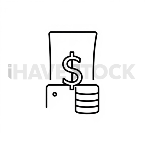 Bank Deposit — Black On White