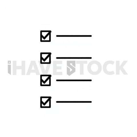 Checklist Tasks Geometric Svg Mark