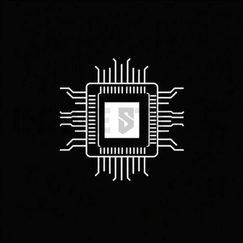 Chip Processor — White On Black