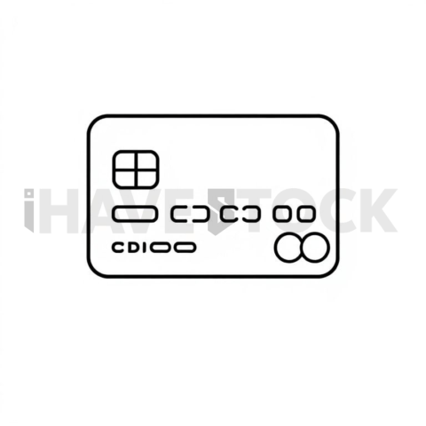 Credit Card Payment Monoline Icon