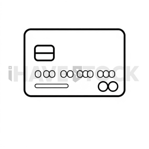 Credit Card Payment Consistent Stroke Icon