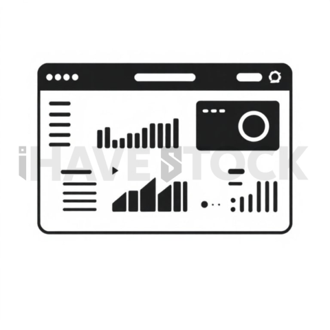 Dashboard Widget Balanced Modern Icon