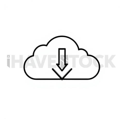 Download Cloud Clean Outline Icon