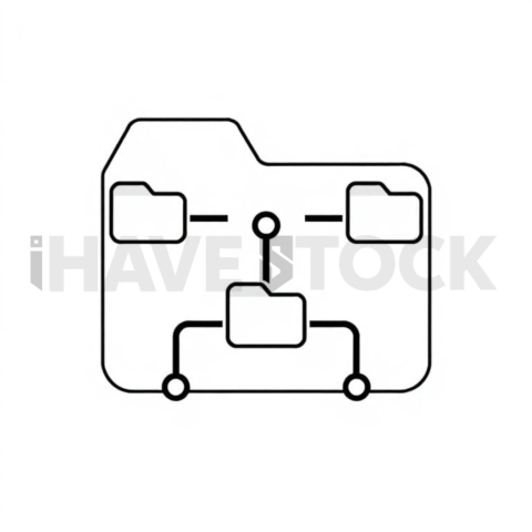 Folder Organization Balanced Modern Icon(1)