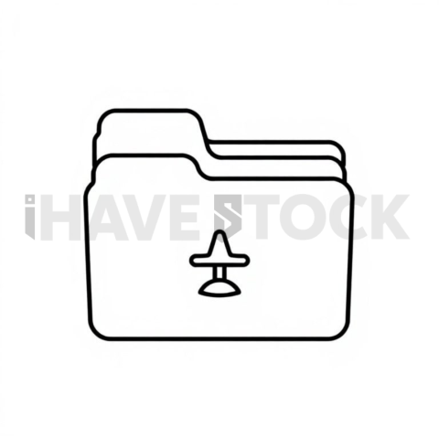 Folder Organization Clean Outline Icon