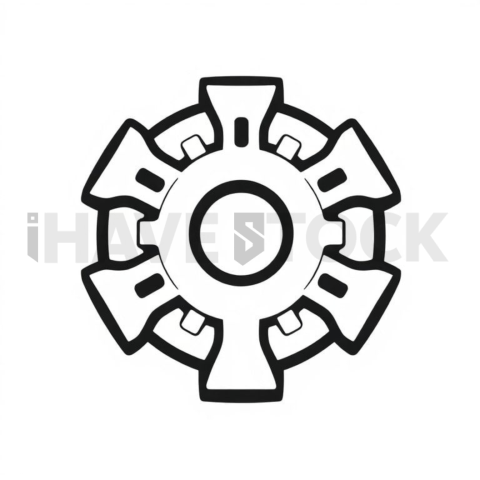 Gear Automation Geometric Svg Mark