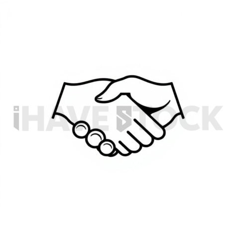 Handshake Partnership Consistent Stroke Icon