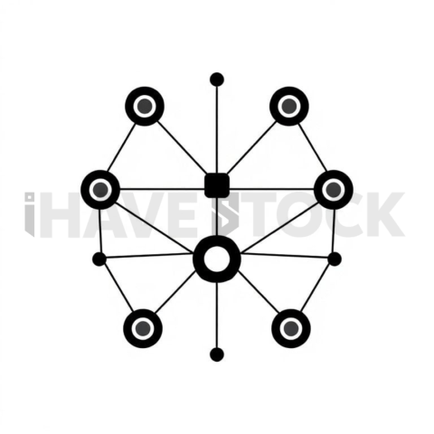 Iot Network — Black On White