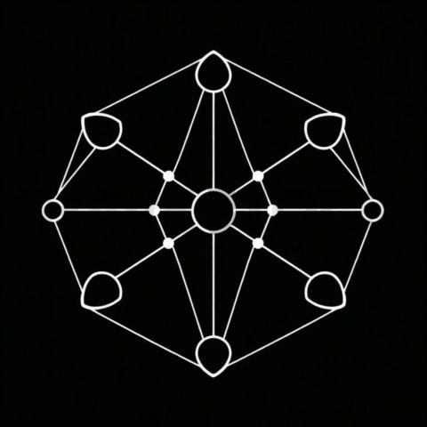 Iot Network — White On Black