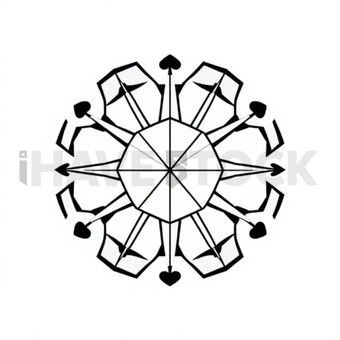 Kpi Metric Widget Geometric Svg Mark