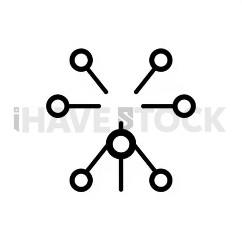 Machine Learning Node — Black On White