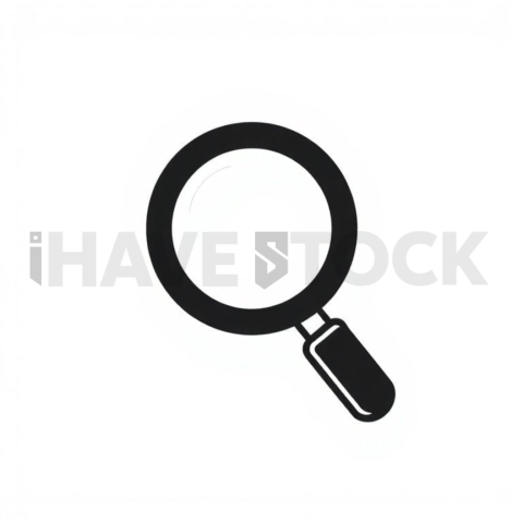 Magnifying Glass Search Bold Minimal Icon