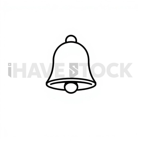 Notification Bell Bold Minimal Icon