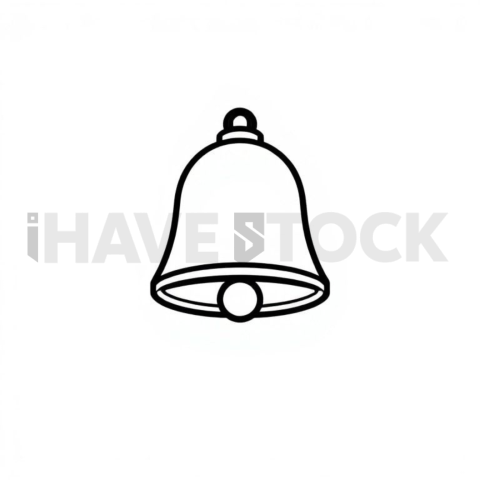 Notification Bell Clean Outline Icon