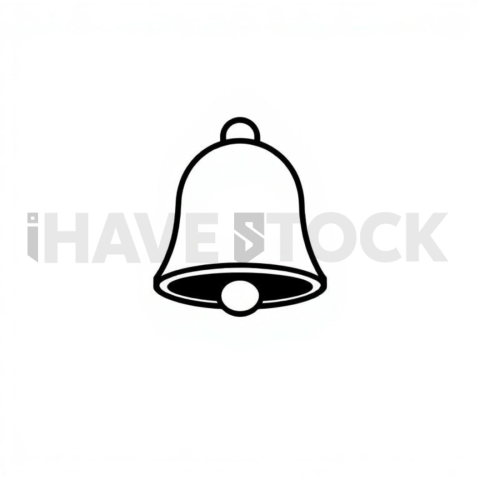 Notification Bell Geometric Svg Mark