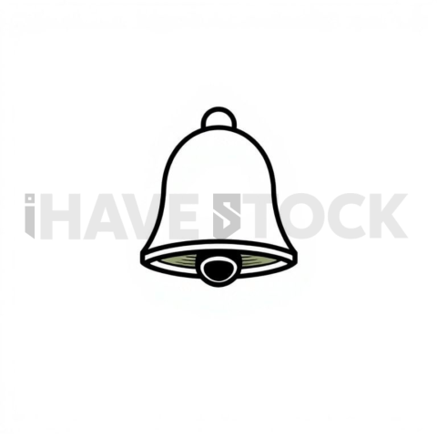 Notification Bell Flat Vector Symbol