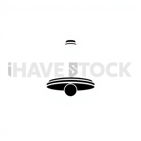 Notification Bell Solid Silhouette Icon