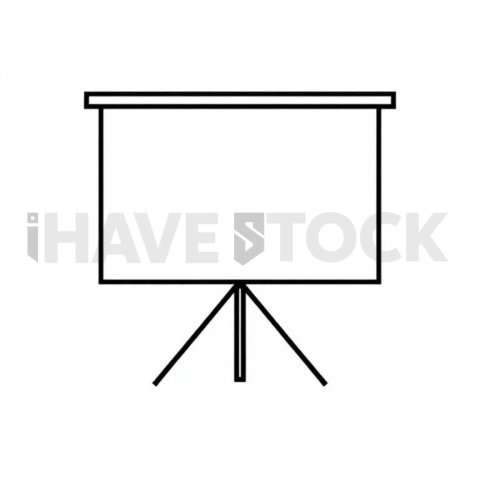 Pitch Deck Slide — Black On White