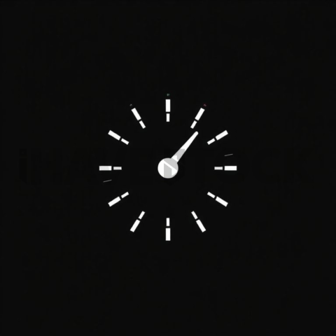 Pomodoro Timer — White On Black