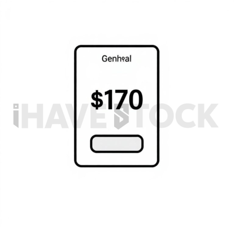 Pricing Tier — Black On White