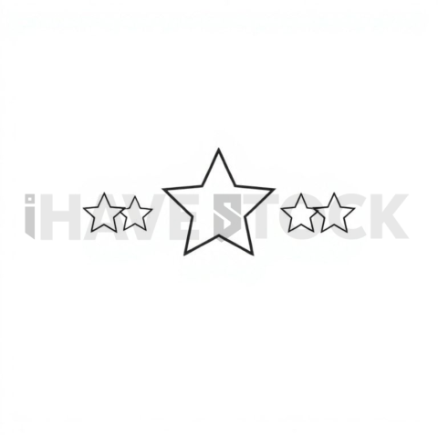 Star Rating Bold Minimal Icon