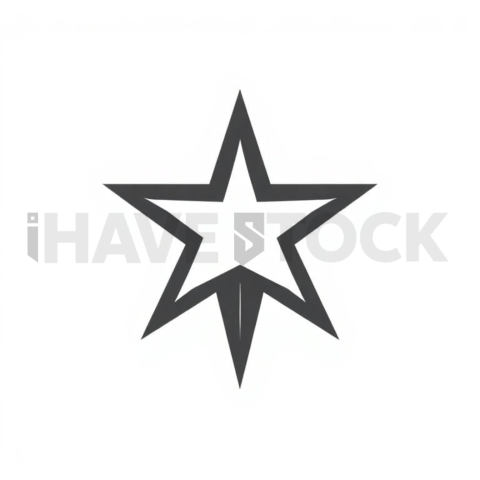 Star Rating Flat Vector Symbol