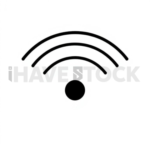 Wifi Mesh — Black On White